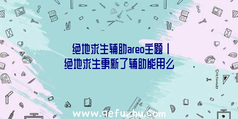 「绝地求生辅助areo主题」|绝地求生更新了辅助能用么